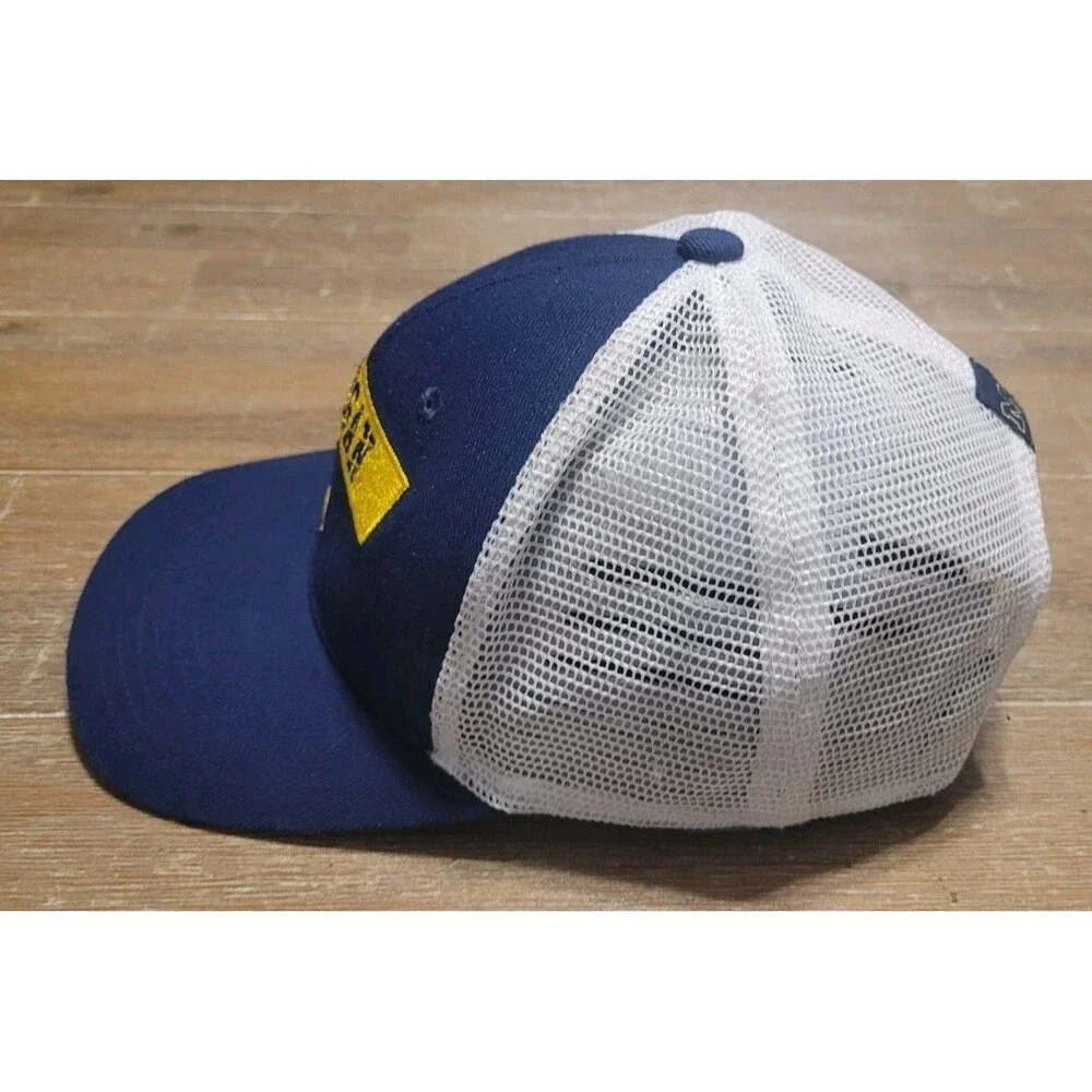 Jordan Michigan Wolverines Snapback Hat Blue Yellow Rise Cap Jumpman Dri-fit